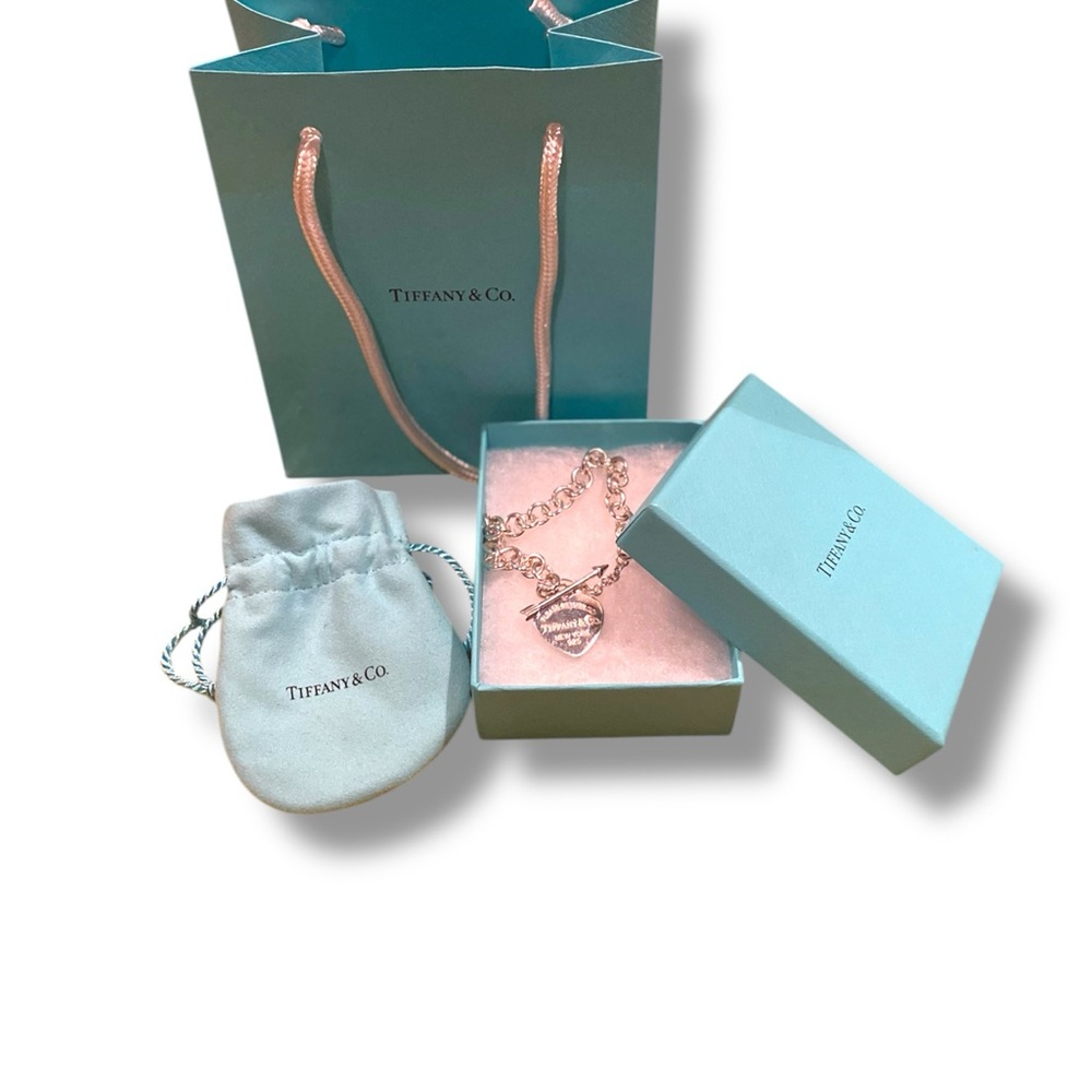 Tiffany & Co. Sterling Silver Lovestruck Heart Tag Bracelet